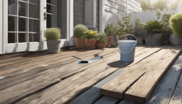 Optimiser le temps d’action de l’eau de javel sur terrasse